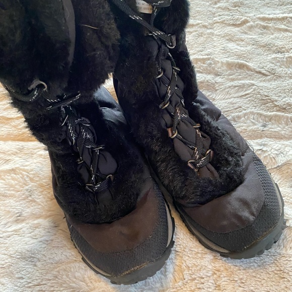 The north face winter grip snow boots black size 6.5 women’s - Picture 2 of 4